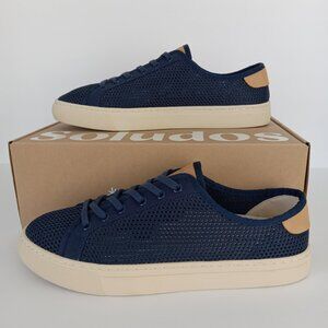 SOLUDOS Womens Lagos Mesh Sneakers Midnight Blue Size 12 NWB